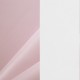 ЛДСП белый+экокожа Athens пастельно-розовый
